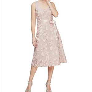 Alex Evenings beautiful dress for a special occasion in rose color.